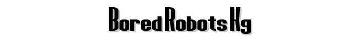 Bored Robots KG font